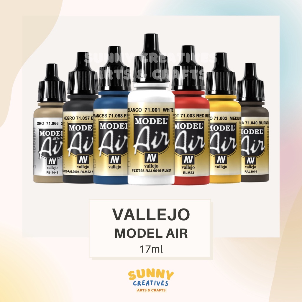 VALLEJO Model Air Acrylic Airbrush Paint 17ml Shopee Philippines