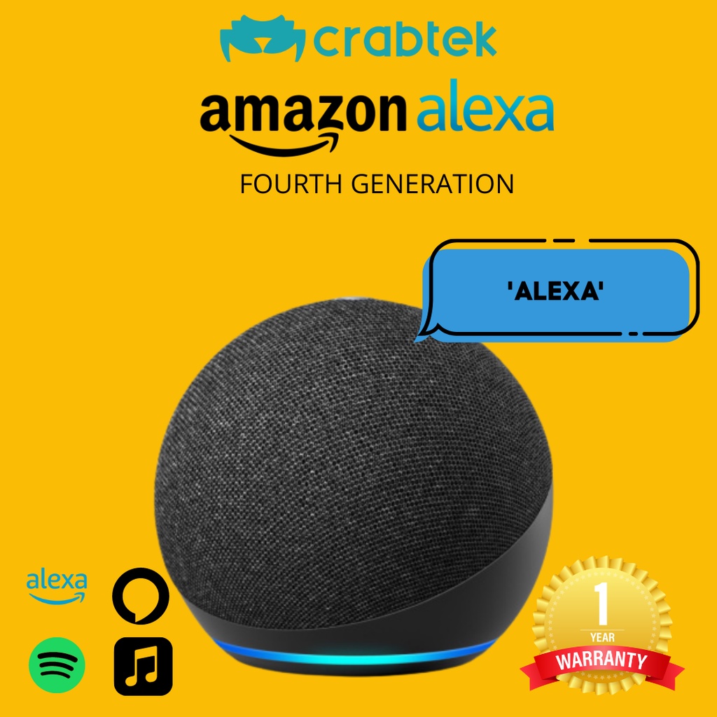 Amazon Echo Dot 4 (Fourth Generation) Smart Speaker and Alexa Shopee