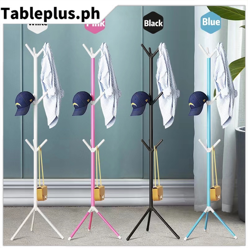 Bag Rack Stand With 9 Hooks MultiHook Metal Coat Hat Rack Tree Stand