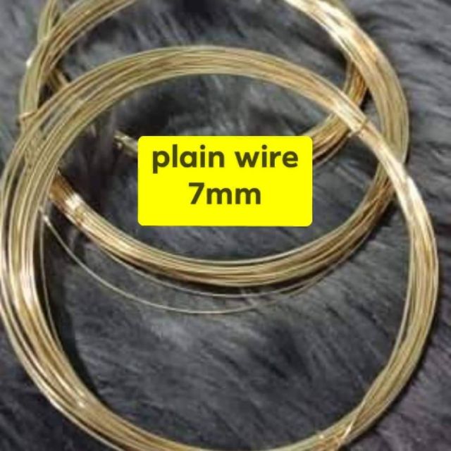 COD 10K GOLD 7mm wire (thick wire) Shopee Philippines