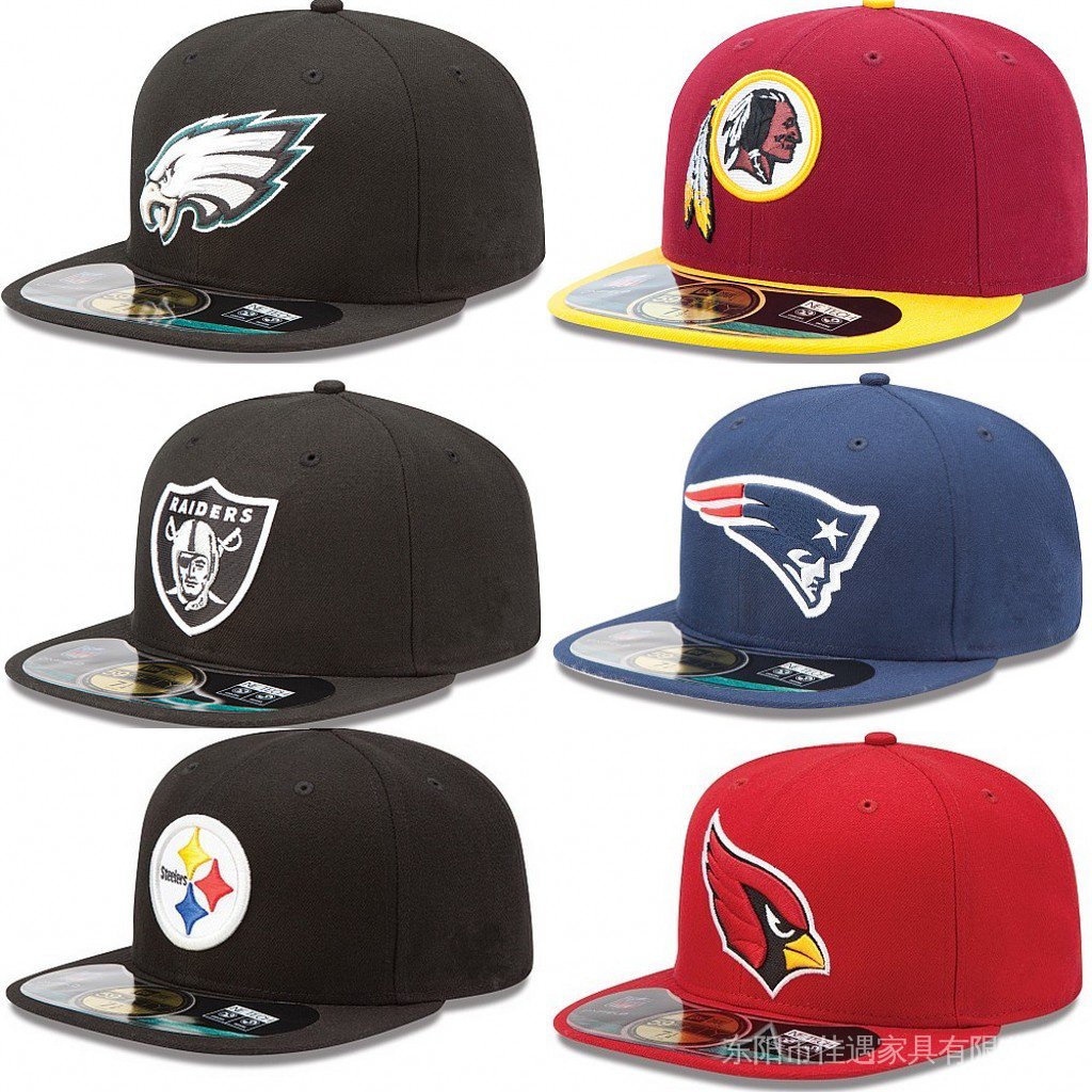 Oakland Raiders cap closed cap NFL fitted hat men women Fashion Cap