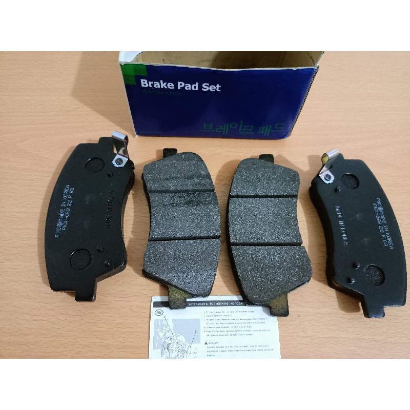 FRONT BRAKE PAD FOR HYUNDAI ELANTRA 2016UP[58101F2A00] Shopee