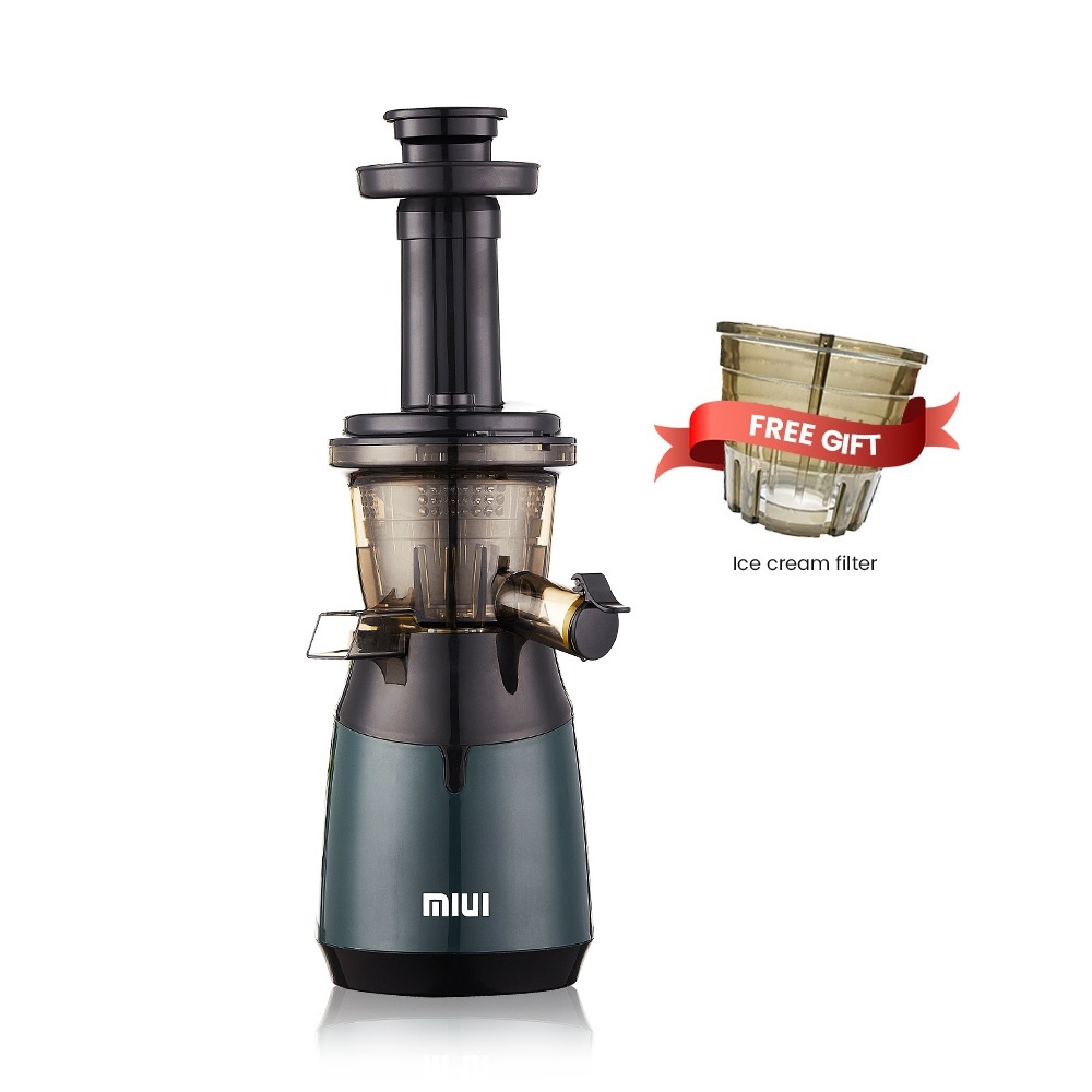 MIUI Mini Slow Juicer Screw Cold Press Extractor Patented FilterFree