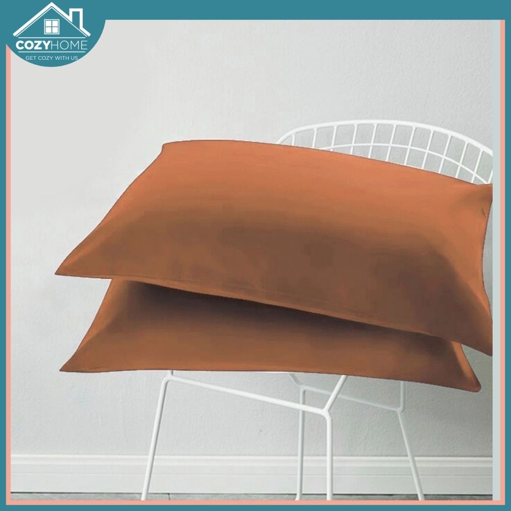 Cozyhome Plain Pillow Case SET of 2 18x28 Inches Pillow Case Washed Cotton Pillowcase Shopee