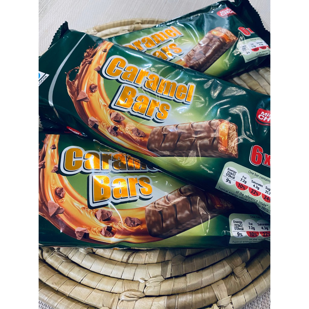 British Favorites Mister Choc Caramel Bars 6pc pack Shopee Philippines