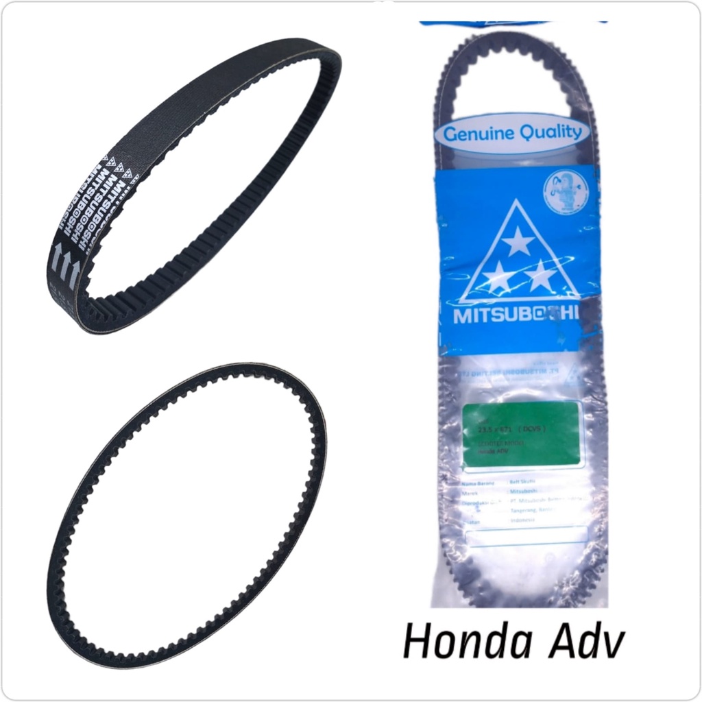 Van belt scooter belt v belt mitsuboshi honda ADV size 23.5x871 MJ55