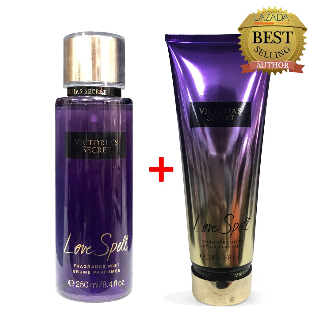 Victoria's Secret Love Spell Perfume 250ml+Love Spell Lotion 236ml new