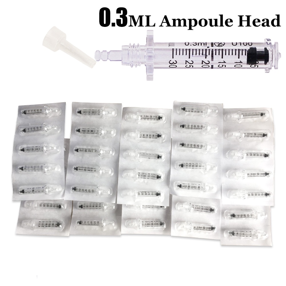 0.3ml Disposable Sterile Ampoule Head for Hyaluron Pen Lip Filler