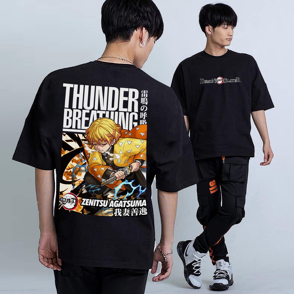 Popular Fashion Casual Anime Graphic tees Unisex black oversize street wear t shirt OP2 Shopee