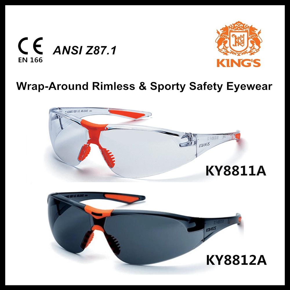 KING'S Safety Eyewear KY8811A Clear KY8812A Smoke NEUKING KING Glasses