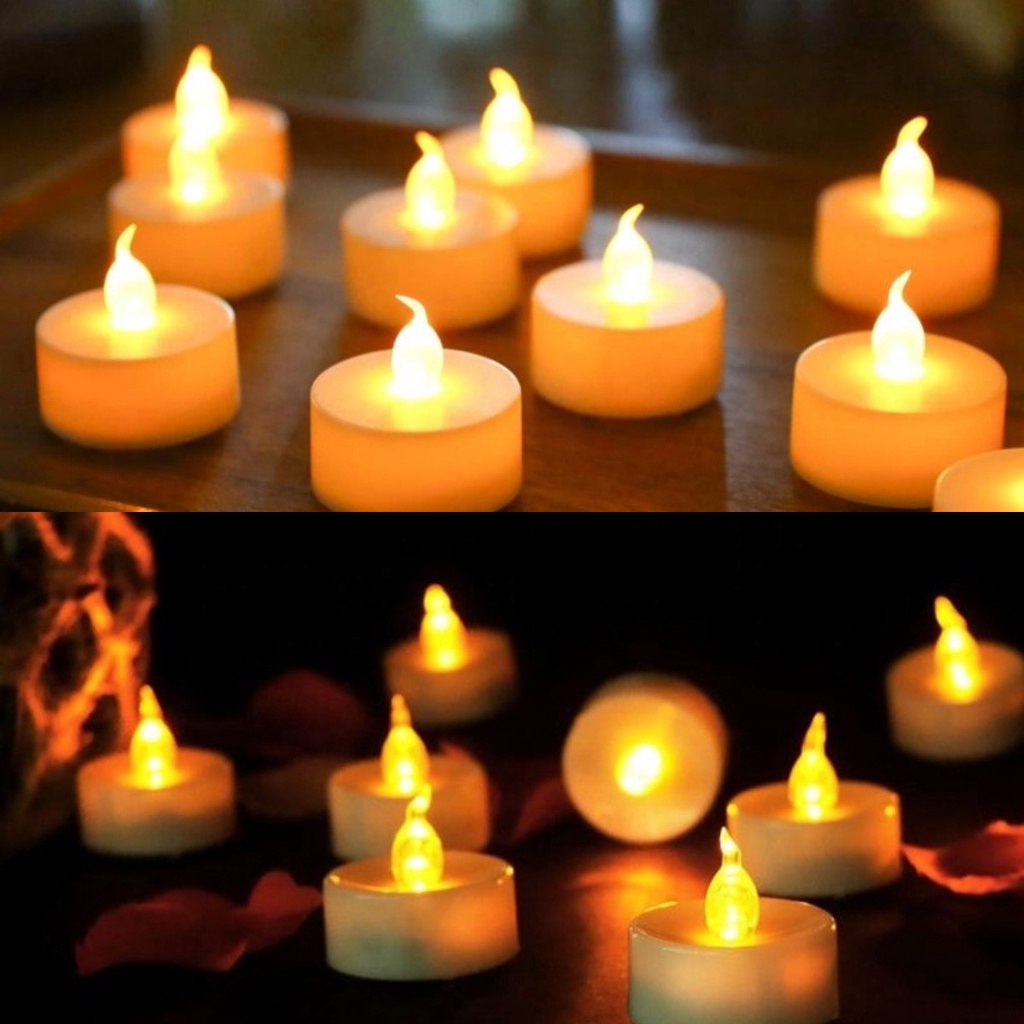 Flameless Plastic Mini Candle Light Battery Operated LED Flicker small
