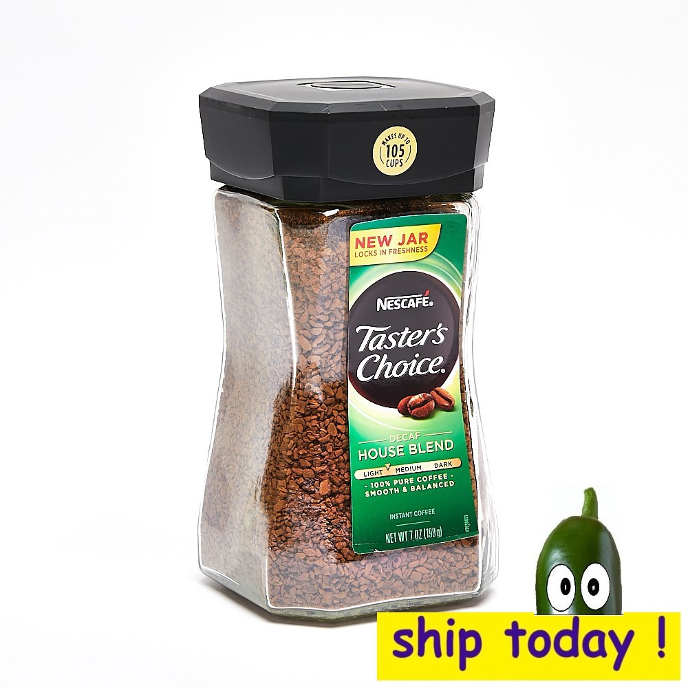 Nescafe Taster's Choice House Blend Decaf Instant Coffee 198g tasters