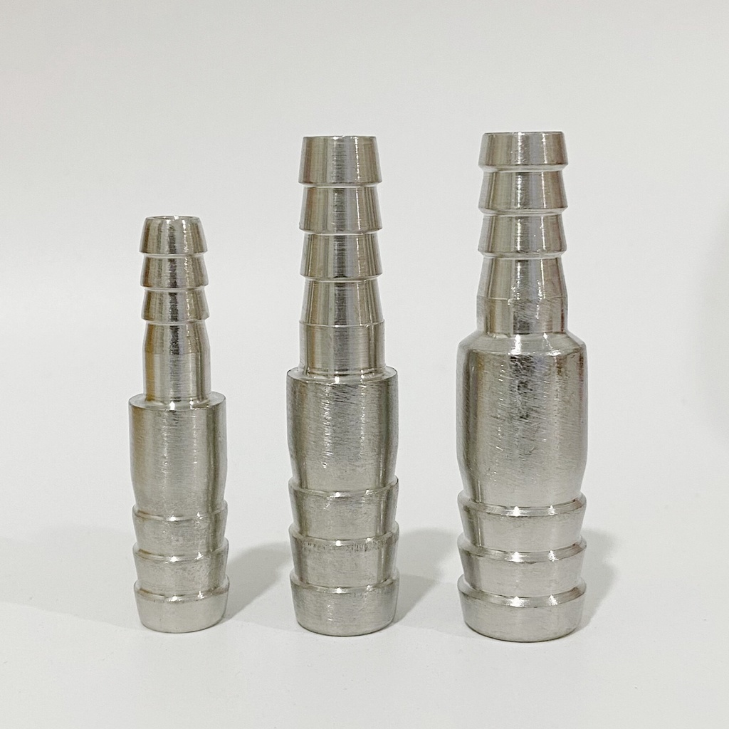 304 Stainless Steel 2 Way Barbed Pipe Fitting Reducer Straight