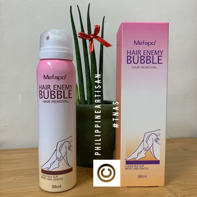 Mefapo Hair Enemy Bubble Hair Removal Spray 98ml Shopee Philippines