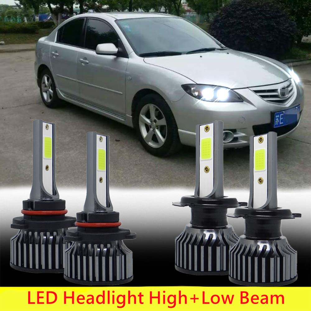 Bulbs For Mazda 3 2004 2005 2006 20072009 LED Headlights Shopee