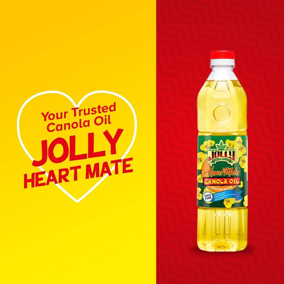 Bagong listahan ng produkto Jolly Canola Oil 1L x 4s (in PET Bottle