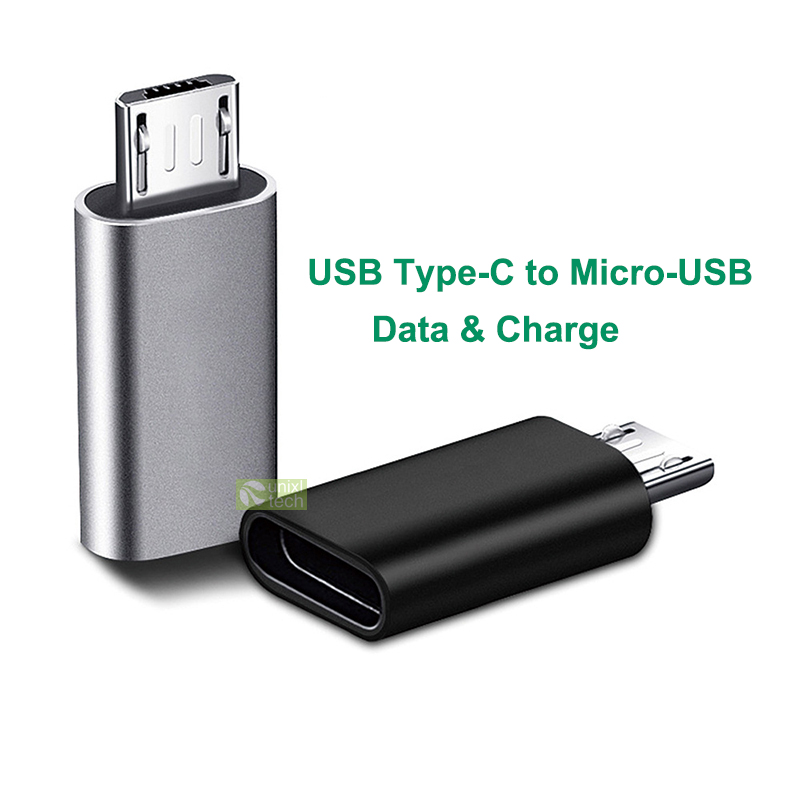 USB Type C to Micro USB Cable Adapter Aluminum Alloy Converter Data