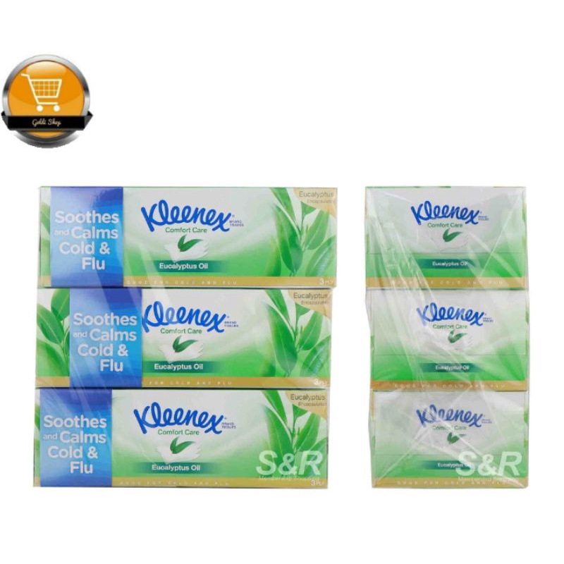 Kleenex Facial Care with Eucalyptus Oil 3Ply Tissues