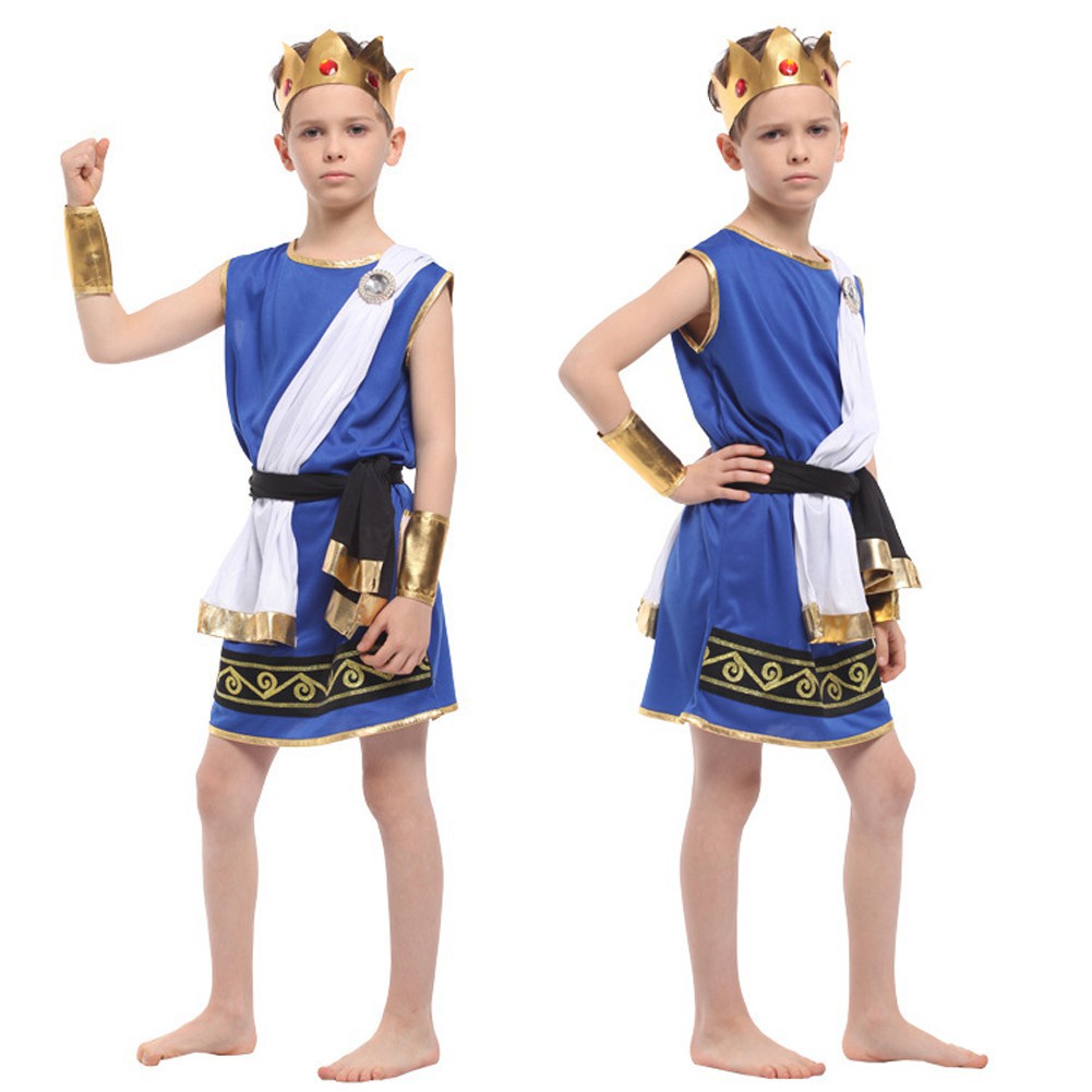 Mens Kids Boys Zeus Costume God of Greek Mythology Costume mythology