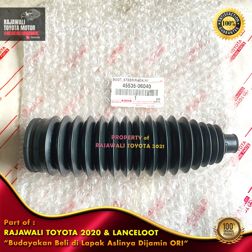 Rubber Boot Steering Rack Innova Right & Camry 20022006 Rubber Stir