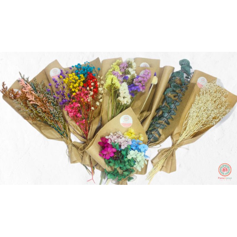 Dried Flowers & Preserved Flowers / Assorted loose dried & preserved