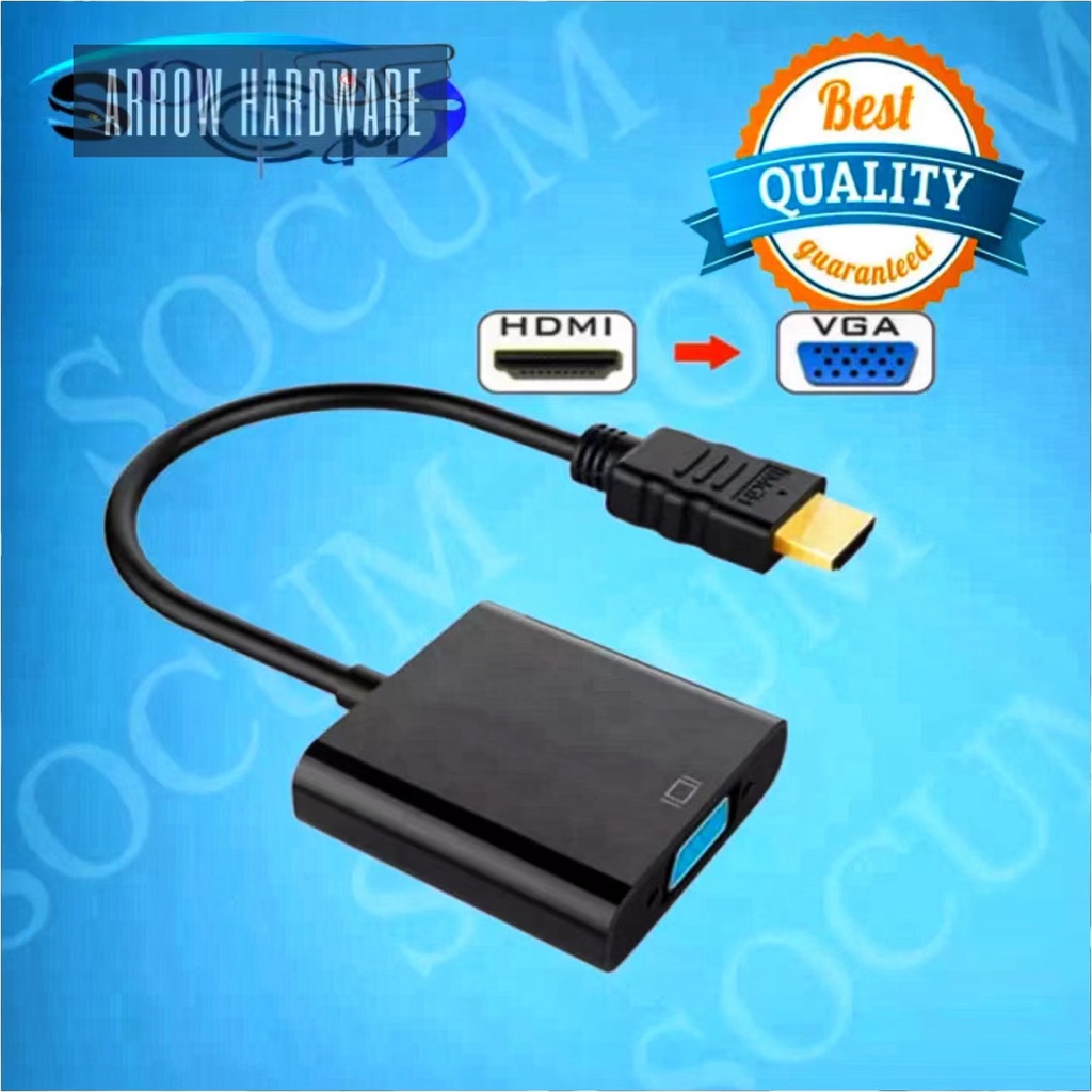 ( no audio )HDMI to VGA Converter Adapter Shopee Philippines