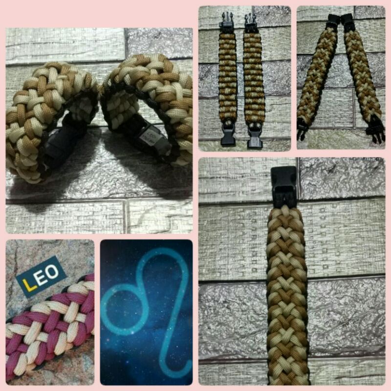 Paracord Bracelet Zodiac Leo Design Shopee Philippines