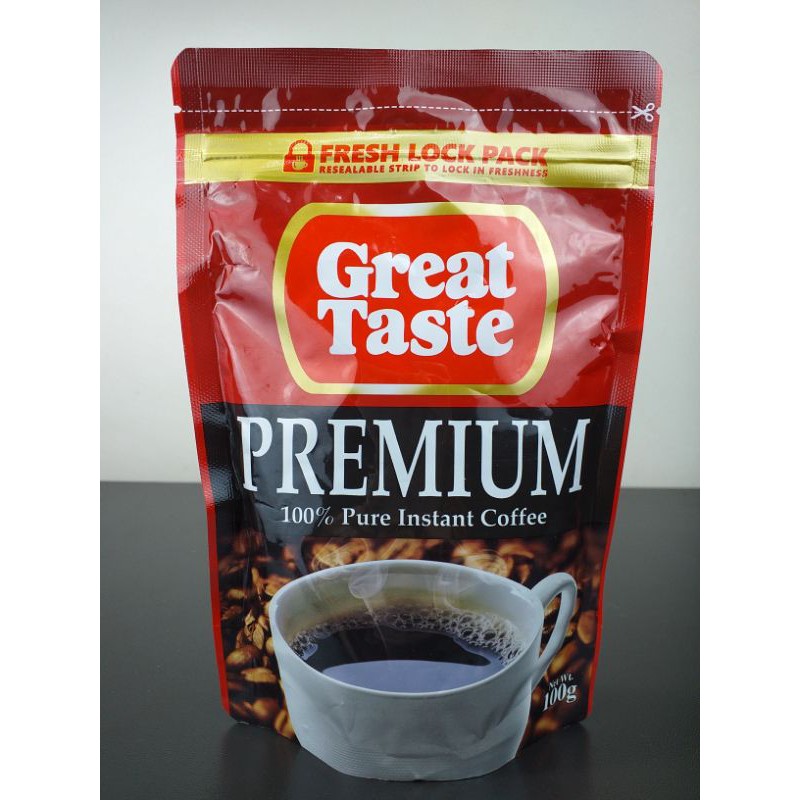 Great Taste Premium Classic Coffee Powder 100g Shopee Philippines