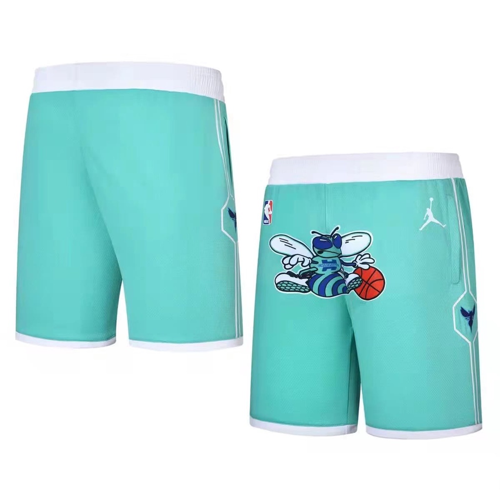 City Edition NBA Charlotte Classic Design Basketball Jersey Shorts For