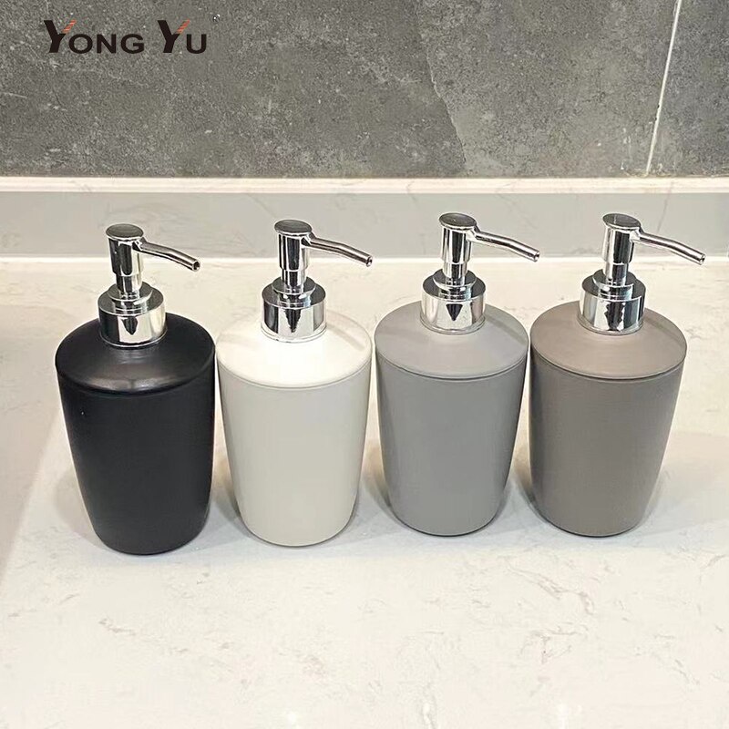 Plastic Bathroom Liquid Soap Dispensers 340ml Bathroom Accessories Hand