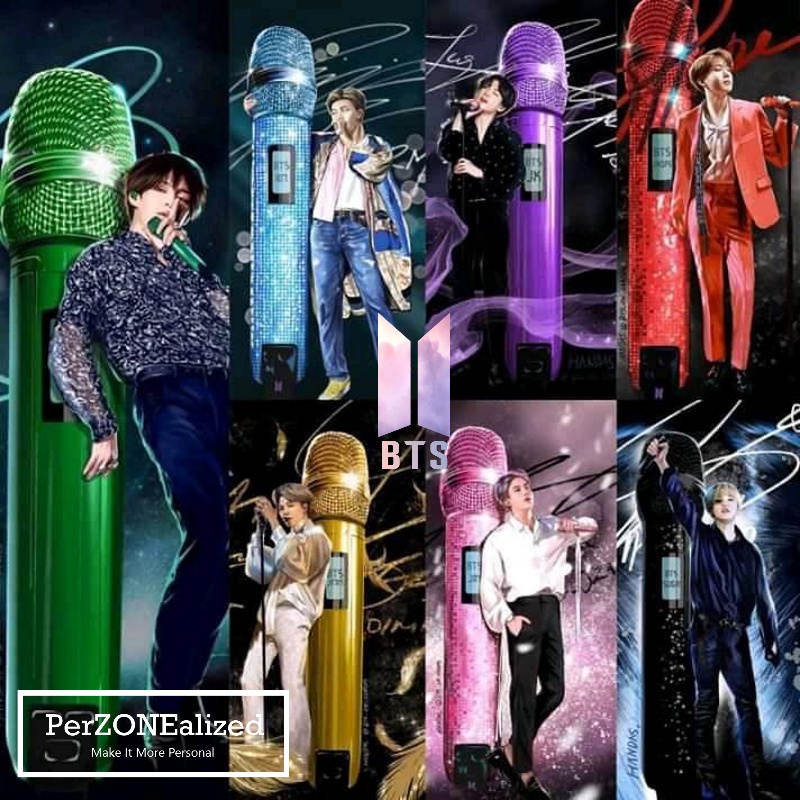 BTS Custom Microphone Personalized Wireless Microphone (PerZONEalized