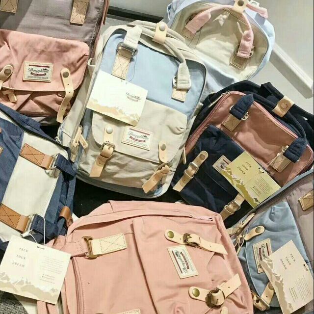 Doughnut Macaroon Backpack / Classic and Mini / School Bag Shopee