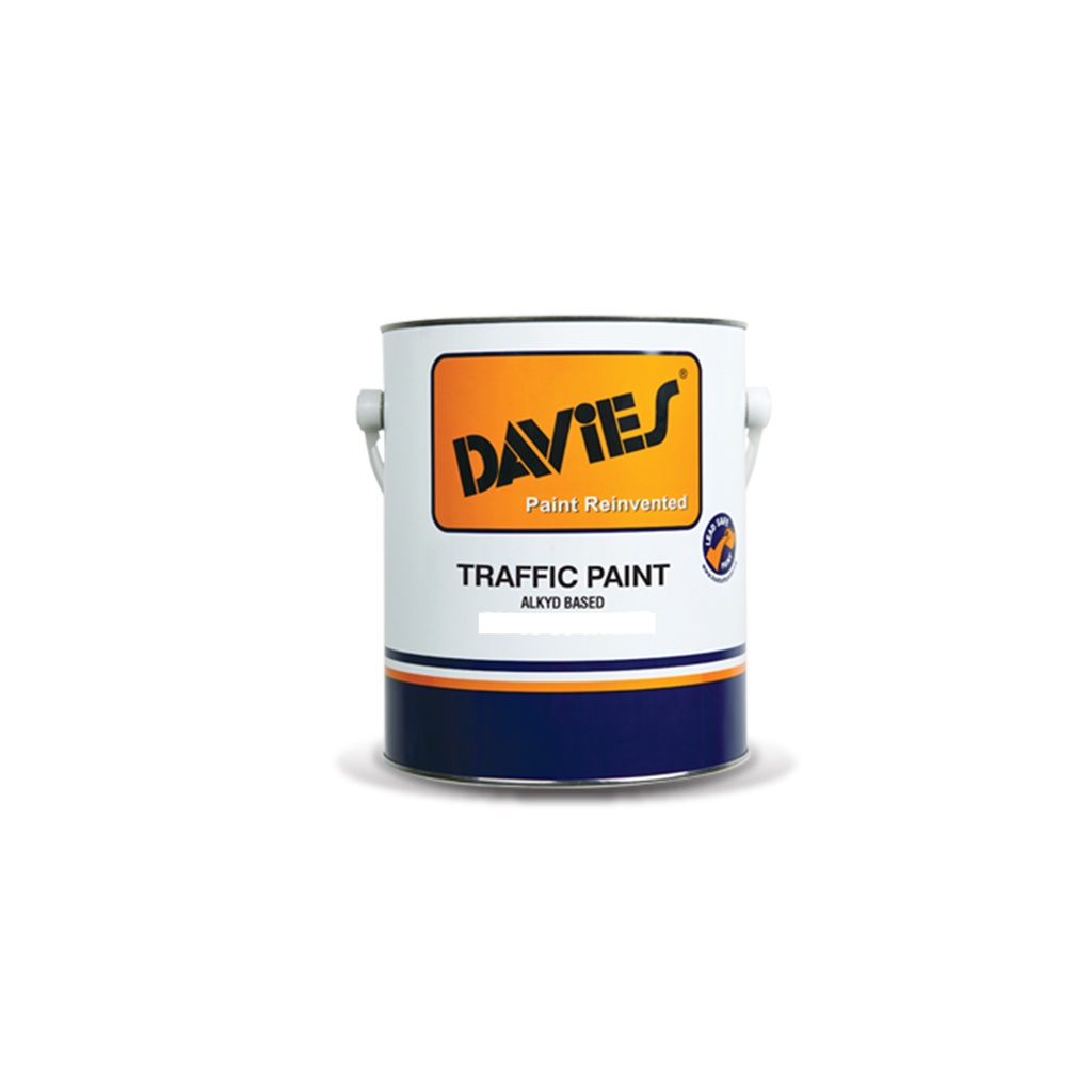 Davies Traffic Paint Alkyd Based 1 Gallon (4 Liters) Black; White