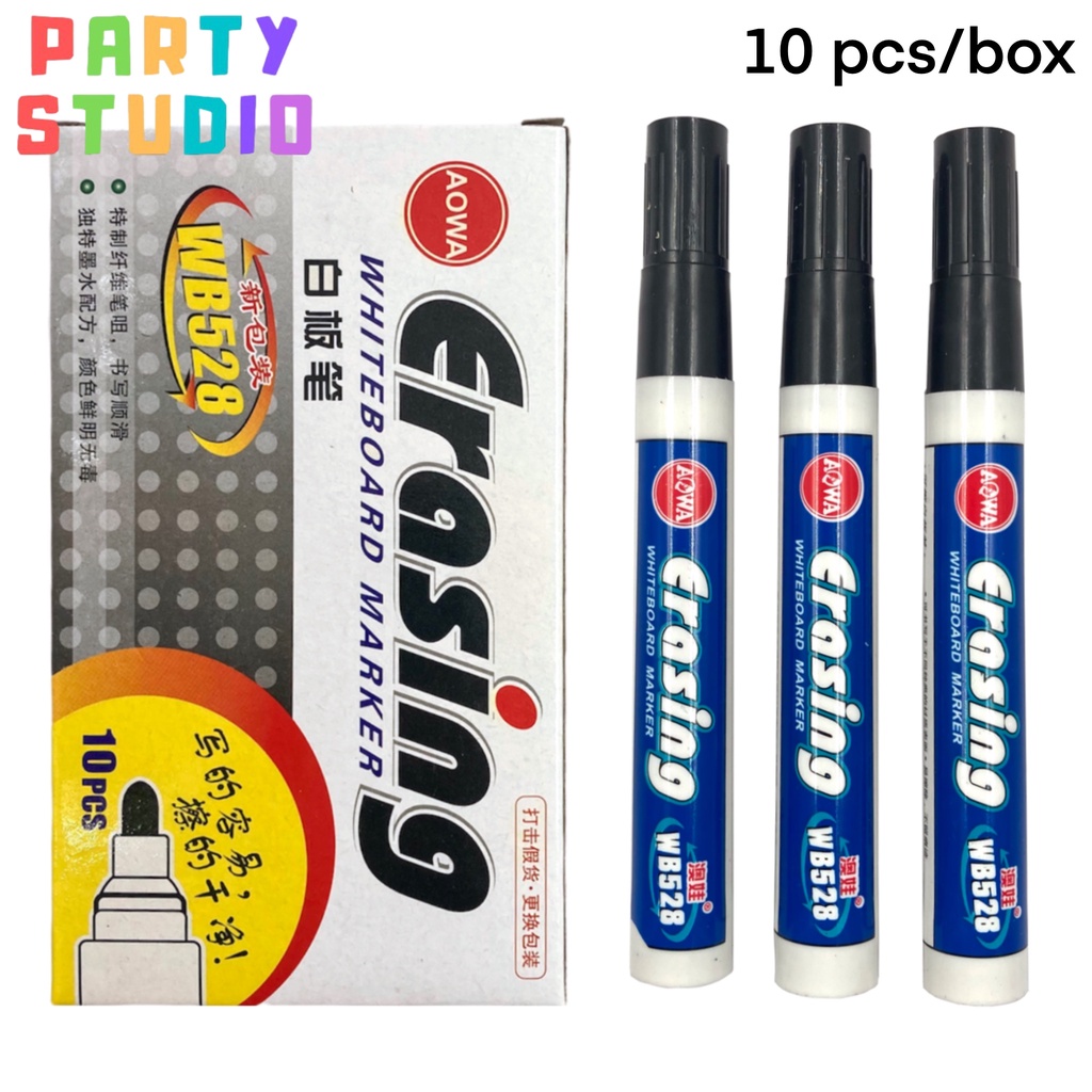 Whiteboard Marker (10 pcs/box) Erasing Whiteboard Marker Erasing Marker