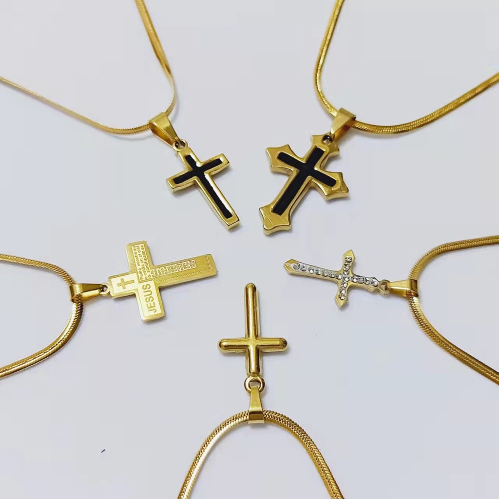 Jewelry 18K Gold Plated High Quality Stainless Steel Pendant Necklace