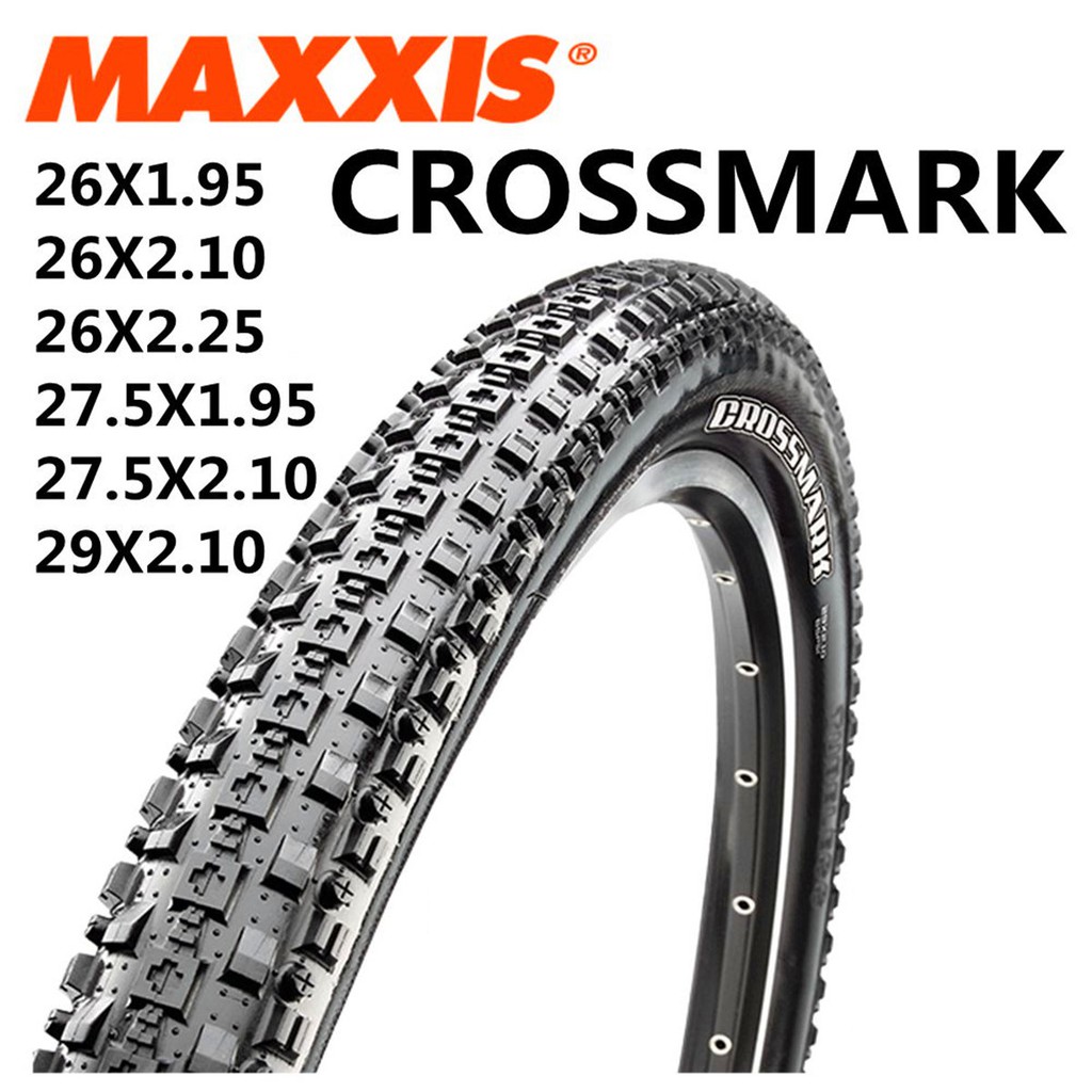 MAXXIS CROSSMARK MTB mountain bike tire size, 26x1.95/2.1, 27.5x1.95/2
