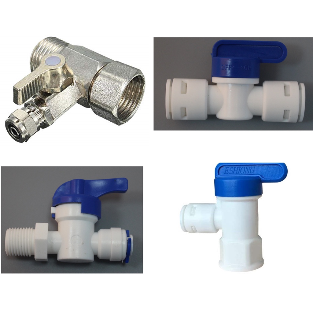 Water Purifier Hand Valve Adaptor Watering Hose Tube Connector RO Pipe
