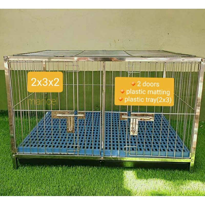 STAINLESS DOG CAGE 304 GRADE Shopee Philippines