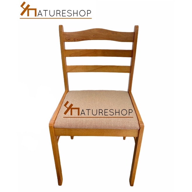 Wooden Dining Chair Light Brown Shopee Philippines