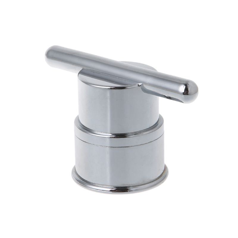 WER Electroplated Plastic Single Hole Shower Door Knob Handle For