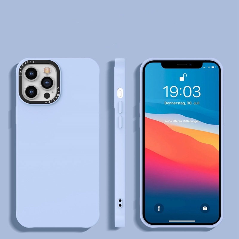 Casetify Simple Basic Solid Color Lavender Purple impact Soft Silicone