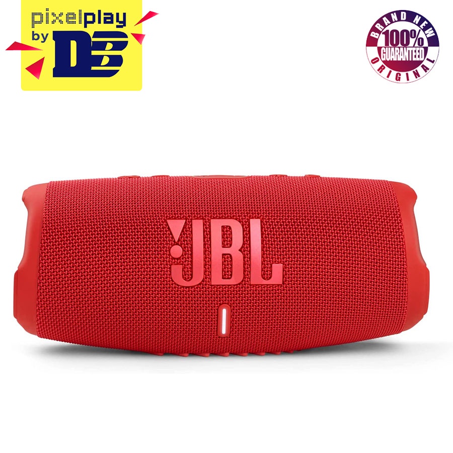 JBL CHARGE 5 PORTABLE WATERPROOF SPEAKER WITH POWERBANK (RED) Shopee