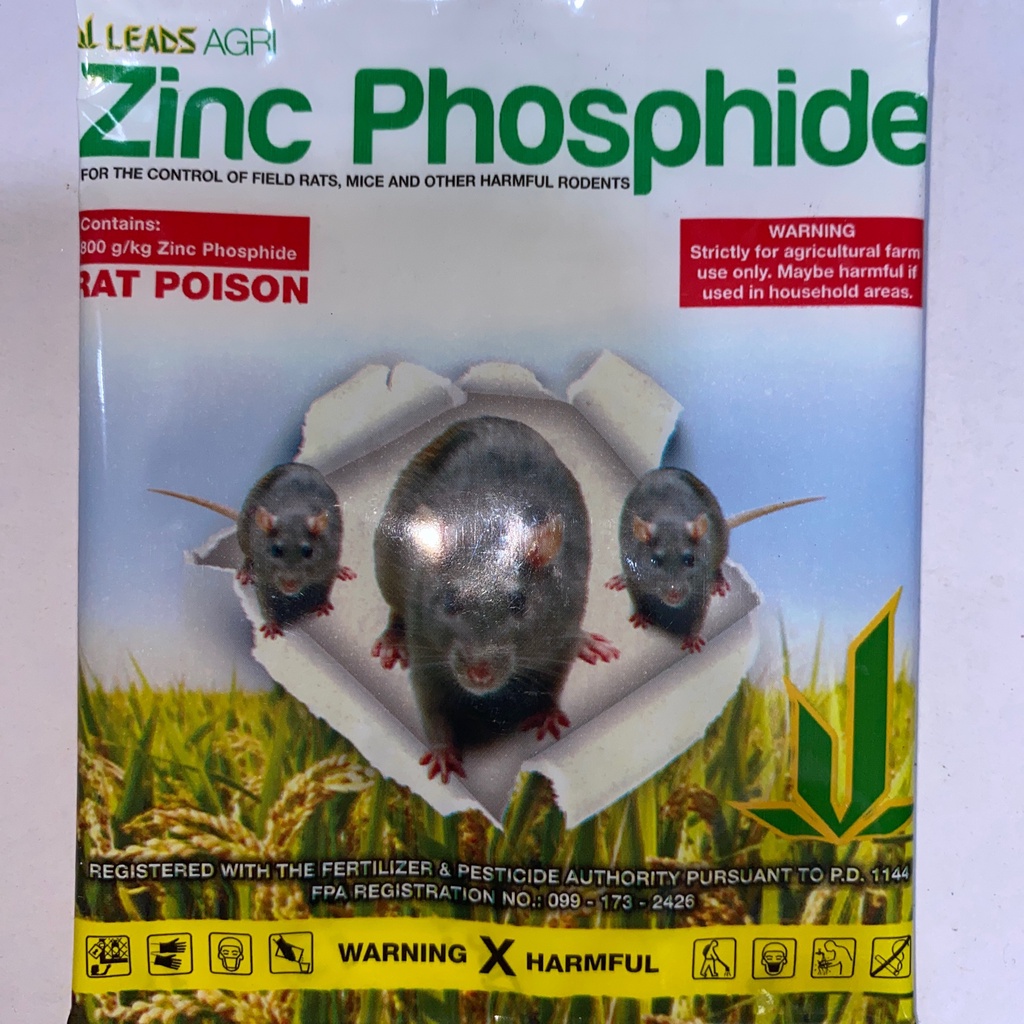 ZINC PHOSPHIDE RAT POISON 10g Shopee Philippines