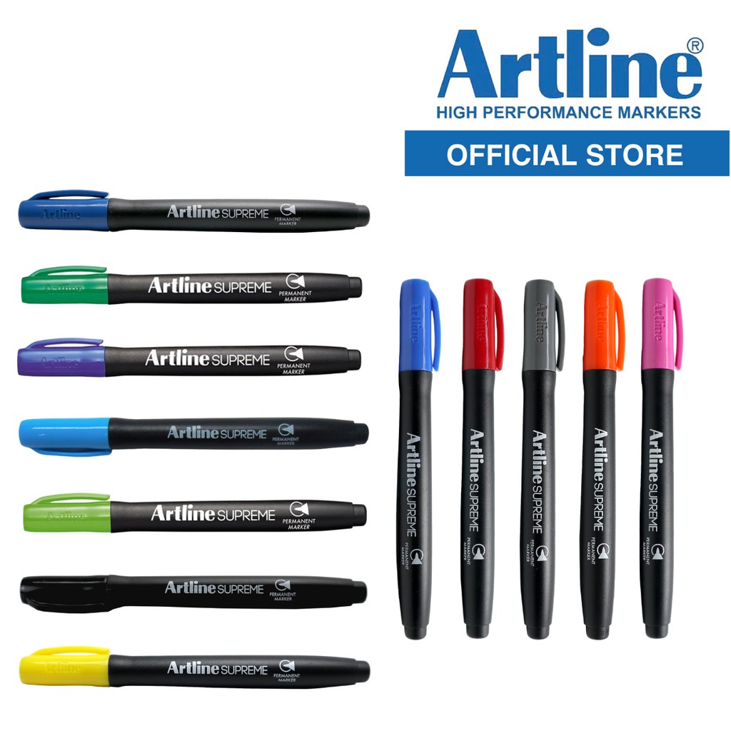 ARTLINE Supreme Permanent Marker (EPF700 Pack of 2) Shopee Philippines