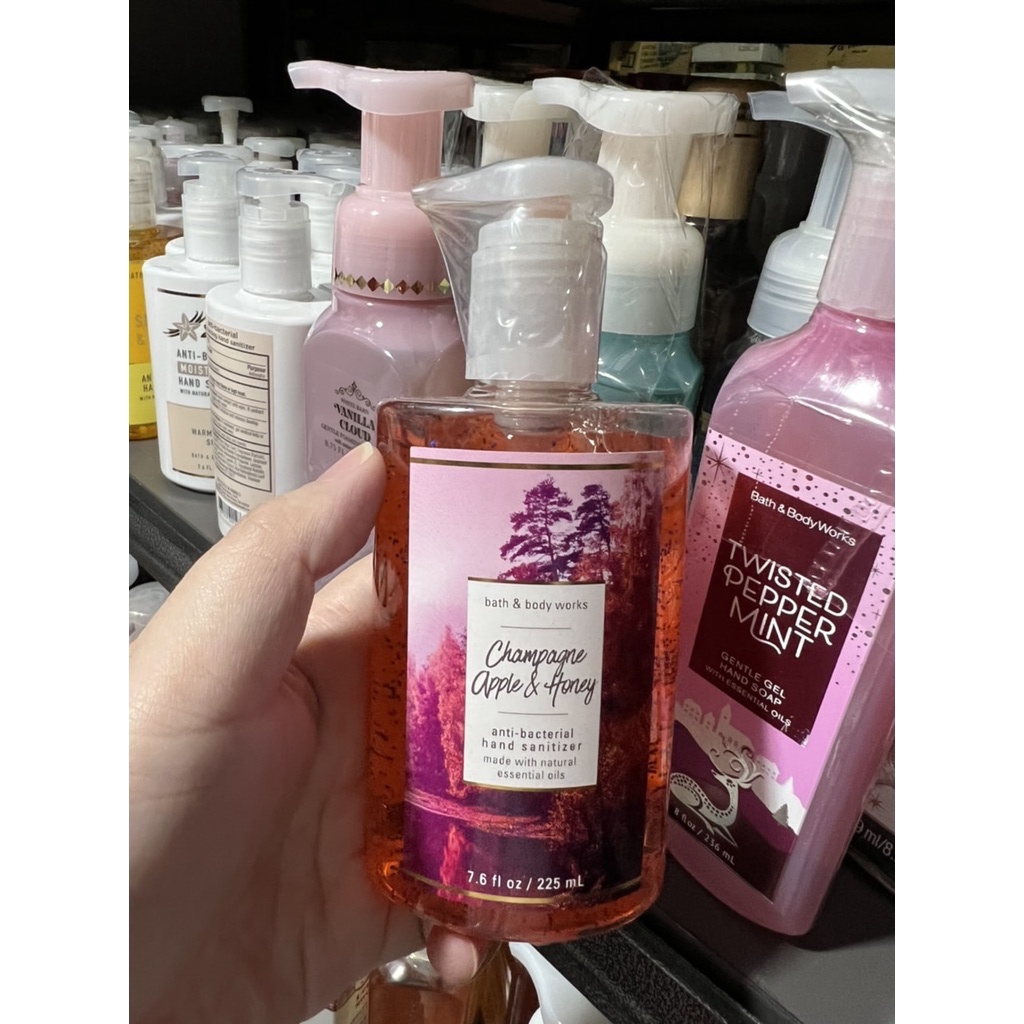 BBW CHAMPAGNE APPLE & HONEY Hand Sanitizer (225ml) Shopee Philippines