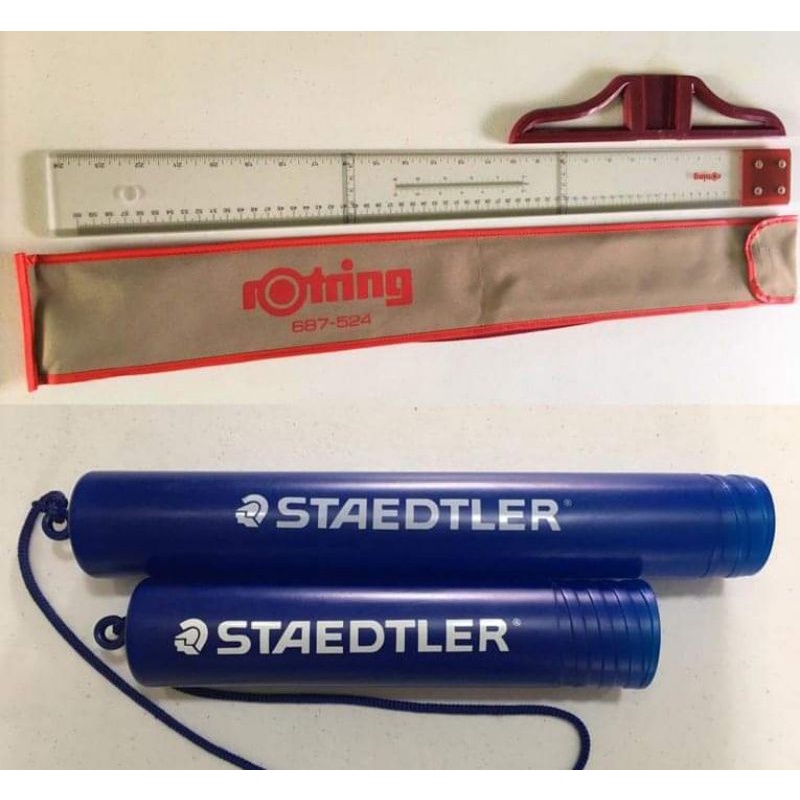 Rotring TSquare 24" inches Acrylic (with STAEDTLER Canister Drawing