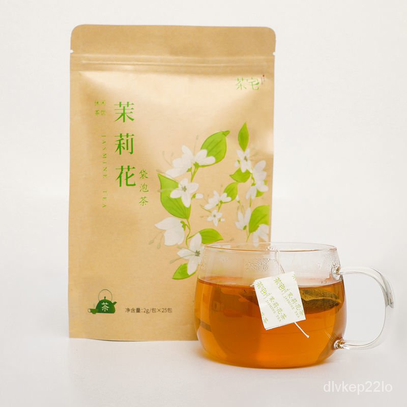 Jasmine Flower Tea Bag Bagged Tea Disposable Fragrant Tea Herbal Tea Bag25Tea Bag Tea Office Tea