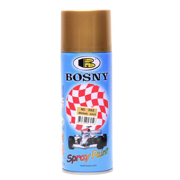 Bosny 351 Gold 100 Acrylic Spray Paint Shopee Philippines