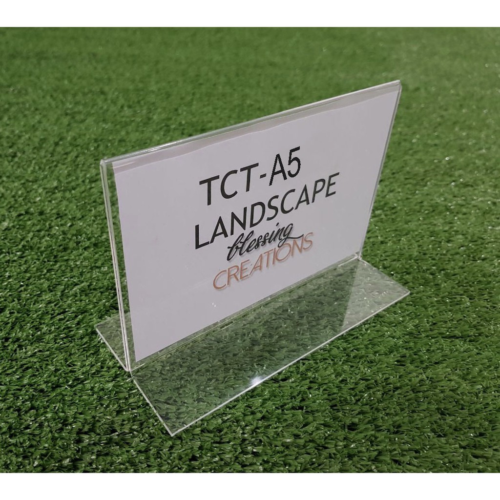 Acrylic Tent Card / Acrylic A5 Upright The Bestselling Landscape