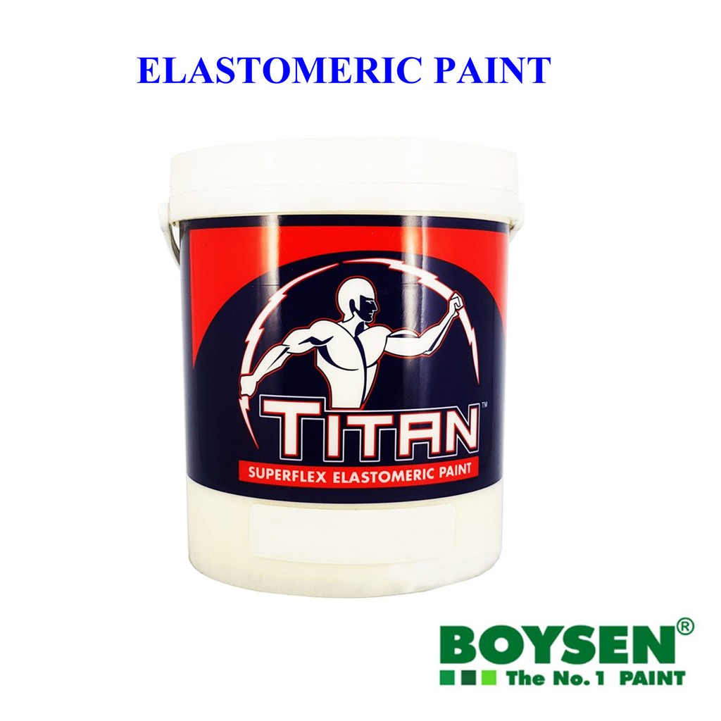Titan Colors AL (4Liters/1Gallon) Latex Elastomeric Paint for Cement